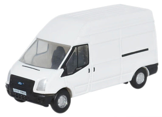 2006 Ford Transit LWB High Roof Van White 1/148 (N) Scale Diecast Model Car by Oxford Diecast-1