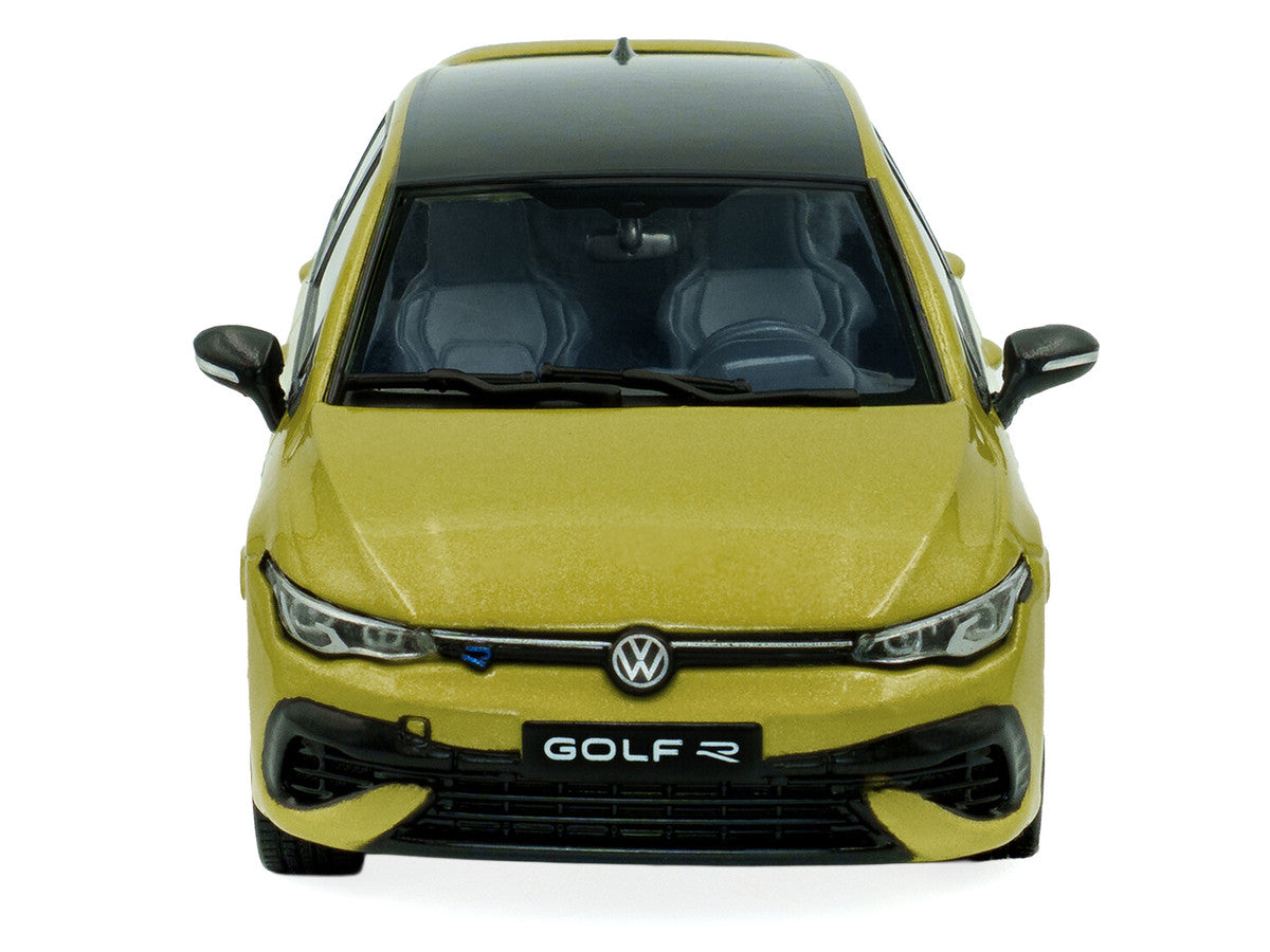 2023 Volkswagen Golf R 333 Limited Edition Lime Yellow Metallic with Black Top 1/43 Diecast Model Car by Solido-4