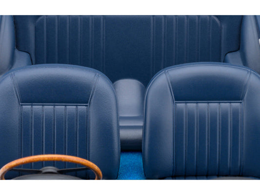 Aston Martin DB5 RHD (Right Hand Drive) Caribbean Pearl Blue Metallic 1/18 Model Car by Autoart-1