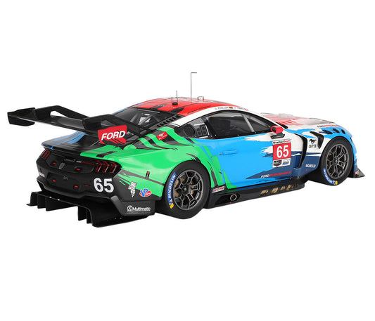 Ford Mustang GT3 #65 Joey Hand - Dirk Muller "Ford Multimatic Motorsports" "Motul Course de Monterey - Laguna Seca" (2024) 1/18 Model Car by Top Speed-0