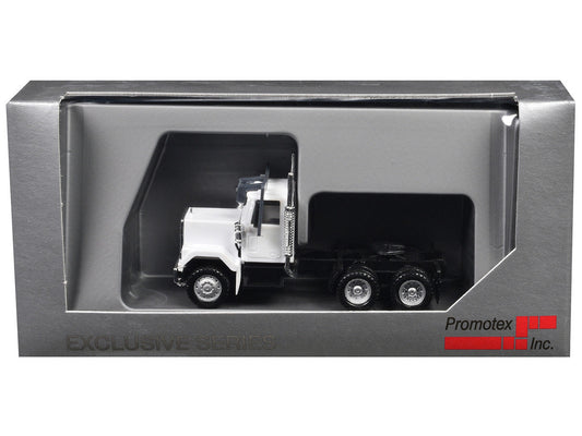 GMC Short Day Cab White 1/87 (HO) Plastic Model Car by Promotex-1