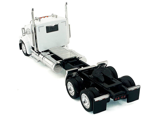 Kenworth W990 2-Axel Day Cab White 1/87 (HO) Plastic Model Car by HO Logistics-0