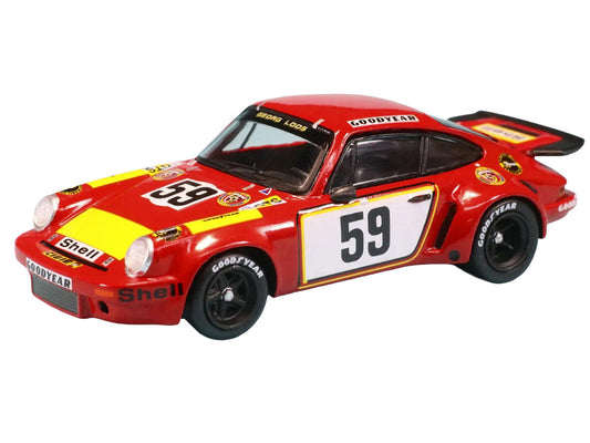 Porsche 911 Carrera RSR #59 Tim Schenken - Howden Ganley "Gelo Racing Team" "24 Hours of Le Mans" (1975) 1/64 Model Car by Spark-2