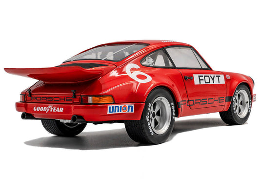 Porsche 911 IROC #6 A.J. Foyt "International Race of Champions" (1974) 1/18 Diecast Model Car by Solido-1