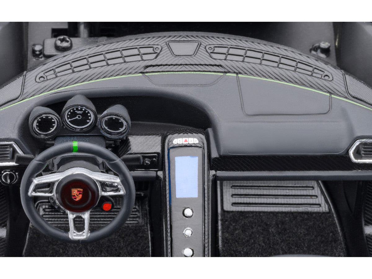 Porsche 918 Spyder "Weissach Package" Acid Green 1/18 Model Car by Autoart-2