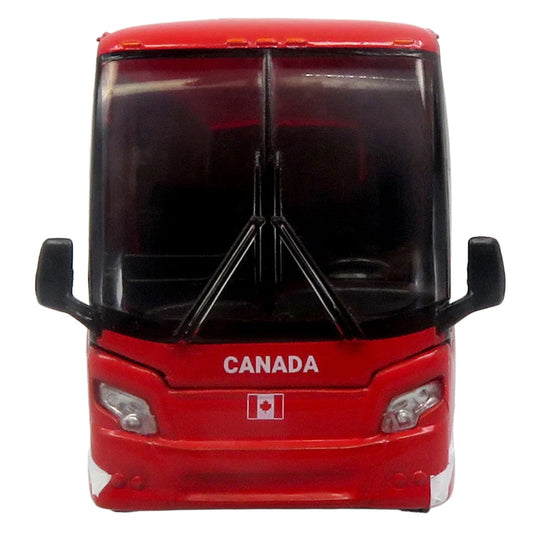 Prevost H3-45 Coach Bus "Canada National Soccer Team" Red with Graphics "International Federation of the Global Game" Series Limited Edition to 504 pieces Worldwide 1/87 (HO) Diecast Model by Iconic Replicas-2