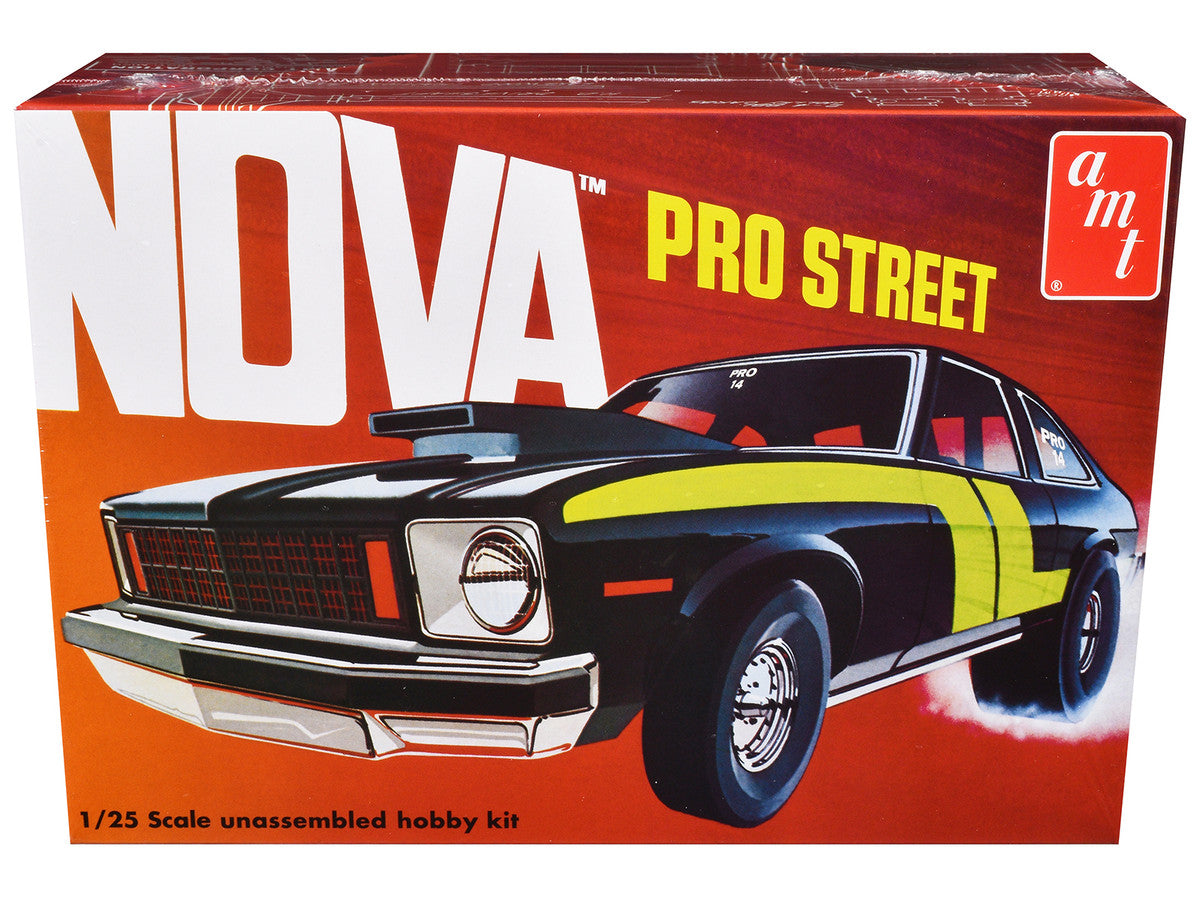 Skill 2 Model Kit Chevrolet Nova Pro Street 1/25 Scale Model by AMT-3
