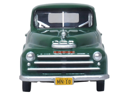 1948 Dodge B-1B Pickup Truck Green "Railway Express Agency" 1/87 (HO) Scale Diecast Model Car by Oxford Diecast-2