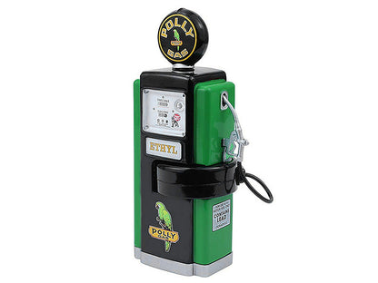 1948 Wayne 100-A Gas Pump "Polly Gas" Black and Green "Vintage Gas Pumps" Series 17 1/18 Diecast Replica by Greenlight-0