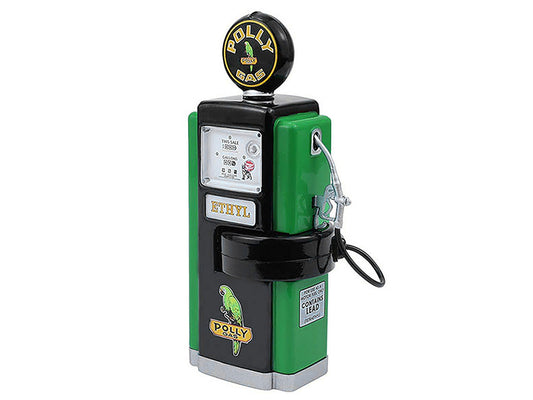 1948 Wayne 100-A Gas Pump "Polly Gas" Black and Green "Vintage Gas Pumps" Series 17 1/18 Diecast Replica by Greenlight-0