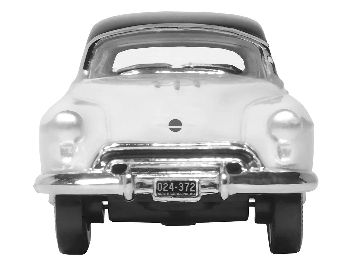 1950 Oldsmobile Rocket 88 Coupe Marol Gray with Black Top 1/87 (HO) Scale Diecast Model Car by Oxford Diecast-2
