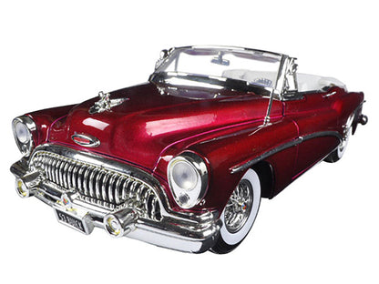 1953 Buick Skylark Burgundy 1/18 Diecast Model Car by Motormax-1