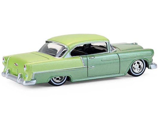 1956 Chevrolet Bel Air Lowrider Laurel Green Metallic and Crocus Yellow Two-Tone with Green Interior ’California