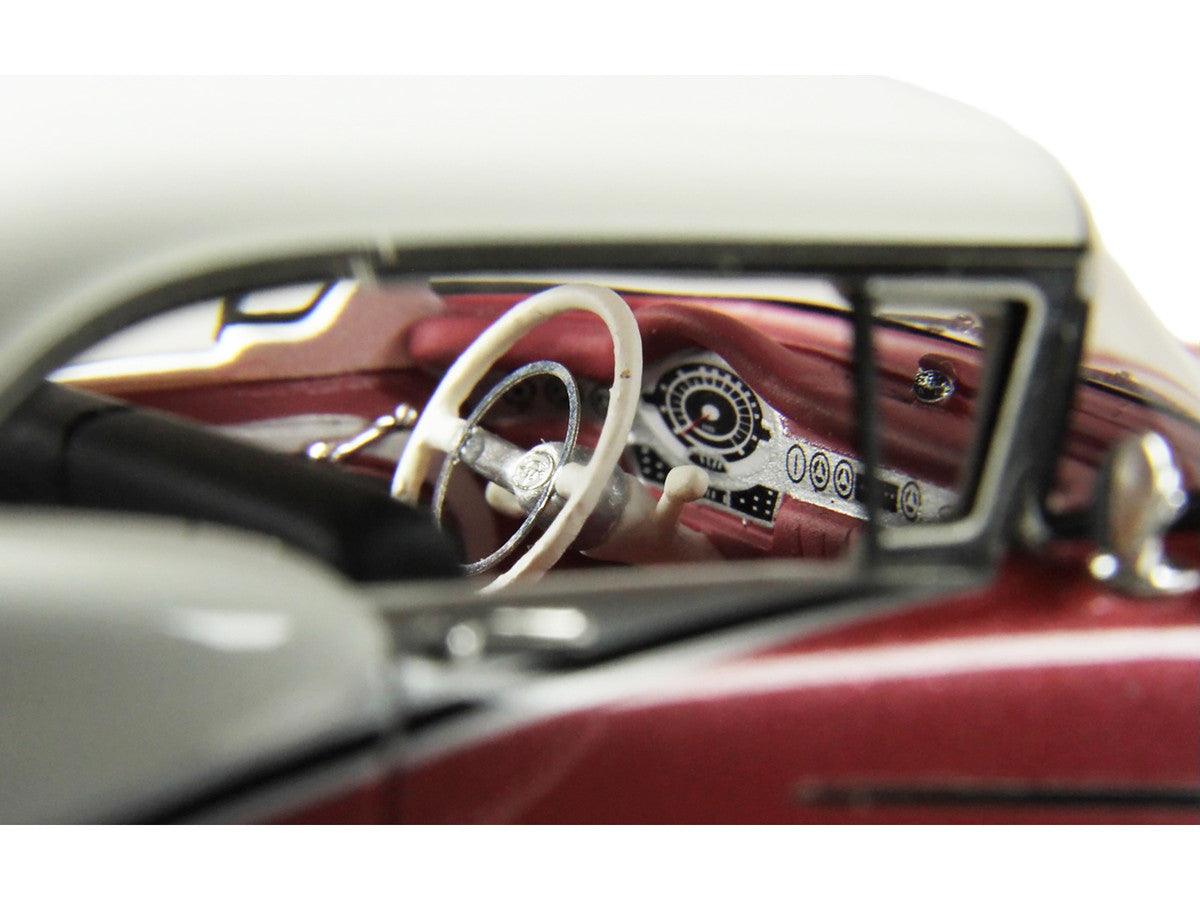 1957 Oldsmobile Starfire Royal Glow Red and Alcan White Limited Edition to 200 pieces Worldwide 1/43 Model Car by Goldvarg Collection-3