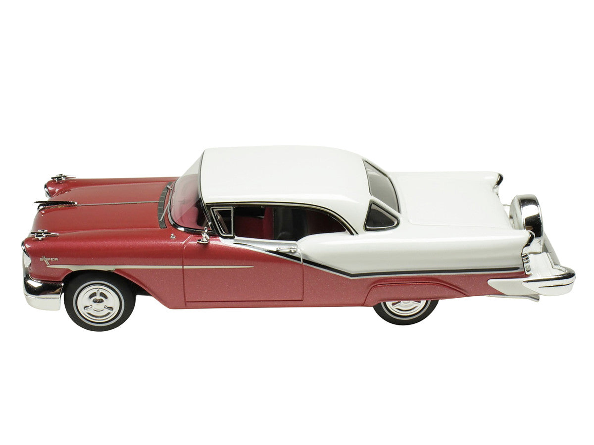 1957 Oldsmobile Starfire Royal Glow Red and Alcan White Limited Edition to 200 pieces Worldwide 1/43 Model Car by Goldvarg Collection-0