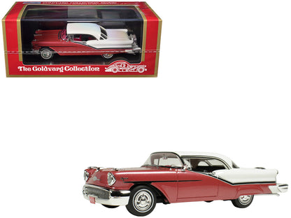 1957 Oldsmobile Starfire Royal Glow Red and Alcan White Limited Edition to 200 pieces Worldwide 1/43 Model Car by Goldvarg Collection-4