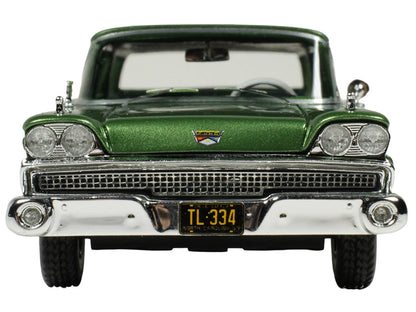 1959 Ford Country Squire Sherwood Green Metallic with Woodgrain Sides and Green Interior Limited Edition to 200 pieces Worldwide 1/43 Model Car by Goldvarg Collection-2