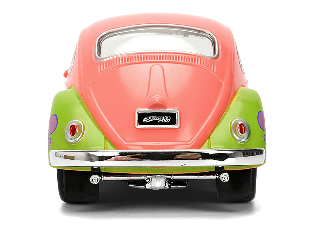 1959 Volkswagen Beetle "Patrick Star" Livery Pink "SpongeBob SquarePants" (1999-Current) TV Series "Hollywood Rides" Series 1/32 Diecast Model Car by Jada-0
