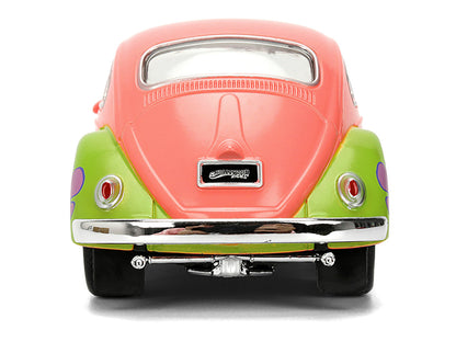 1959 Volkswagen Beetle "Patrick Star" Livery Pink "SpongeBob SquarePants" (1999-Current) TV Series "Hollywood Rides" Series 1/32 Diecast Model Car by Jada-0