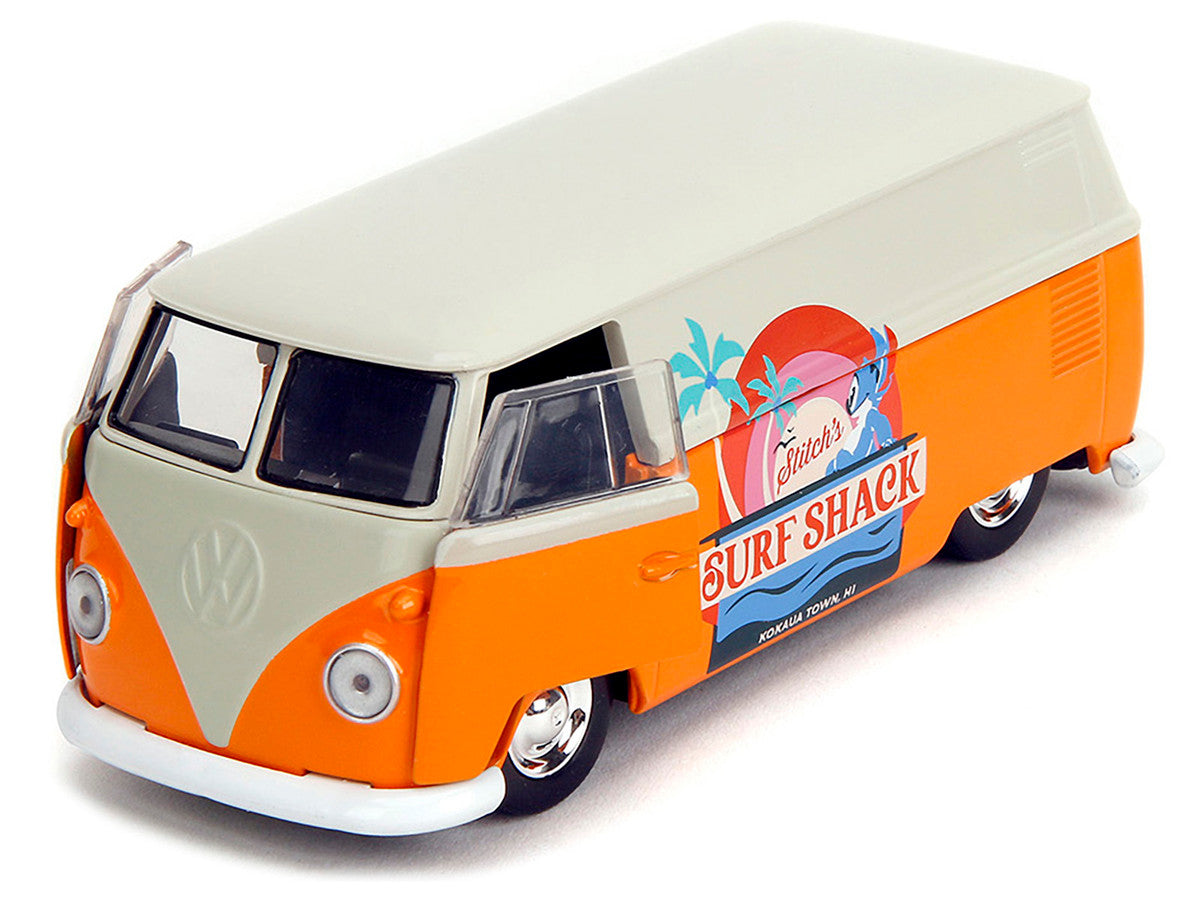1961 Volkswagen Bus "Stitch's Surf Shack" Orange and Gray "Disney's Stitch" "Hollywood Rides" Series 1/32 Diecast Model Car by Jada-1