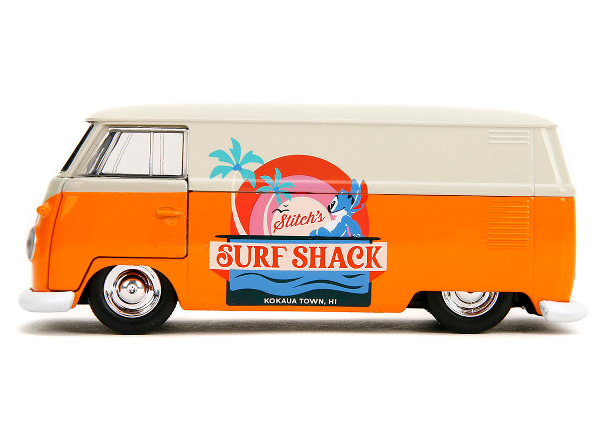 1961 Volkswagen Bus "Stitch's Surf Shack" Orange and Gray "Disney's Stitch" "Hollywood Rides" Series 1/32 Diecast Model Car by Jada-0
