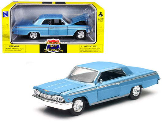 1962 Chevrolet Impala SS Blue 1/25 Diecast Model Car by New Ray-0