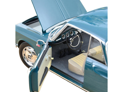 1963 Volkswagen Karmann Ghia 1500 Smaragd Green 1/18 Diecast Model Car by Norev-2