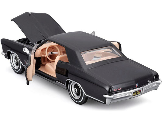 1965 Buick Riviera Gran Sport Black Metallic ’Special Edition’ Series 1/26 Diecast Model Car by Maisto - Car Models