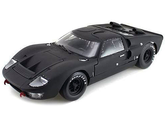1966 Ford GT-40 GT40 MK 2 Matt Black 1/18 Diecast Car Model by Shelby Collectibles-1