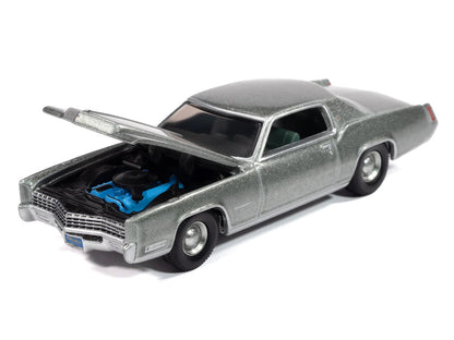 1967 Cadillac Eldorado Crystal Firemist Metallic with Green Interior "Luxury Cruisers" Series 1/64 Diecast Model Car by Auto World-1