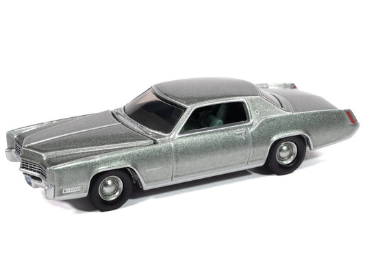 1967 Cadillac Eldorado Crystal Firemist Metallic with Green Interior "Luxury Cruisers" Series 1/64 Diecast Model Car by Auto World-0