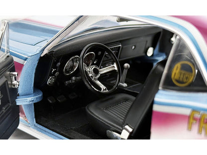 1967 Chevrolet Camaro "Mr. Bardahl Drag Car" Blue Metallic with Red and White Graphics Limited Edition to 312 pieces Worldwide 1/18 Diecast Model Car by ACME-2