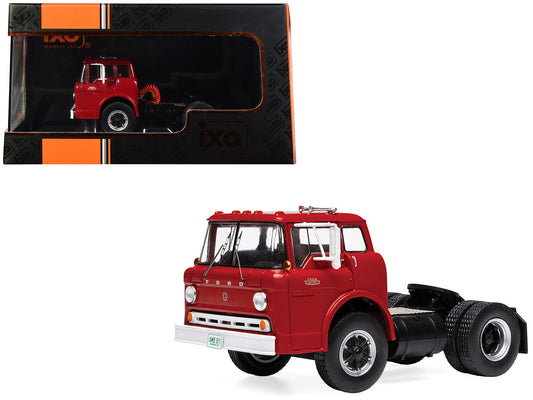 1967 Ford C-600 Truck Tractor Red 1/43 Diecast Model by IXO Models-2