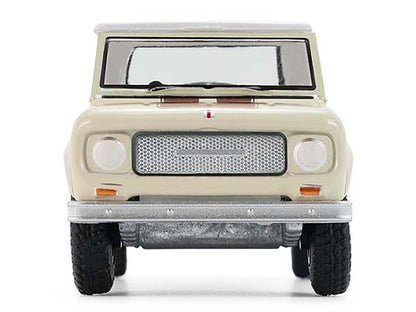 1967 International Scout 800 Sportop Cream with Brown Stripes and White Top "All Terrain" Series 17 1/64 Diecast Model Car by Greenlight-3