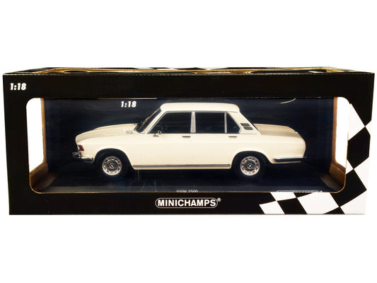 1968 BMW 2500 White Limited Edition to 504 pieces Worldwide 1/18 Diecast Model Car by Minichamps - Car Models