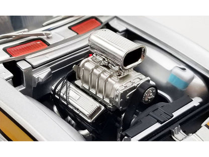 1968 Chevrolet Camaro "Street Machines" Silver Metallic with Graphics Limited Edition to 300 pieces Worldwide 1/18 Diecast Model Car by ACME-2