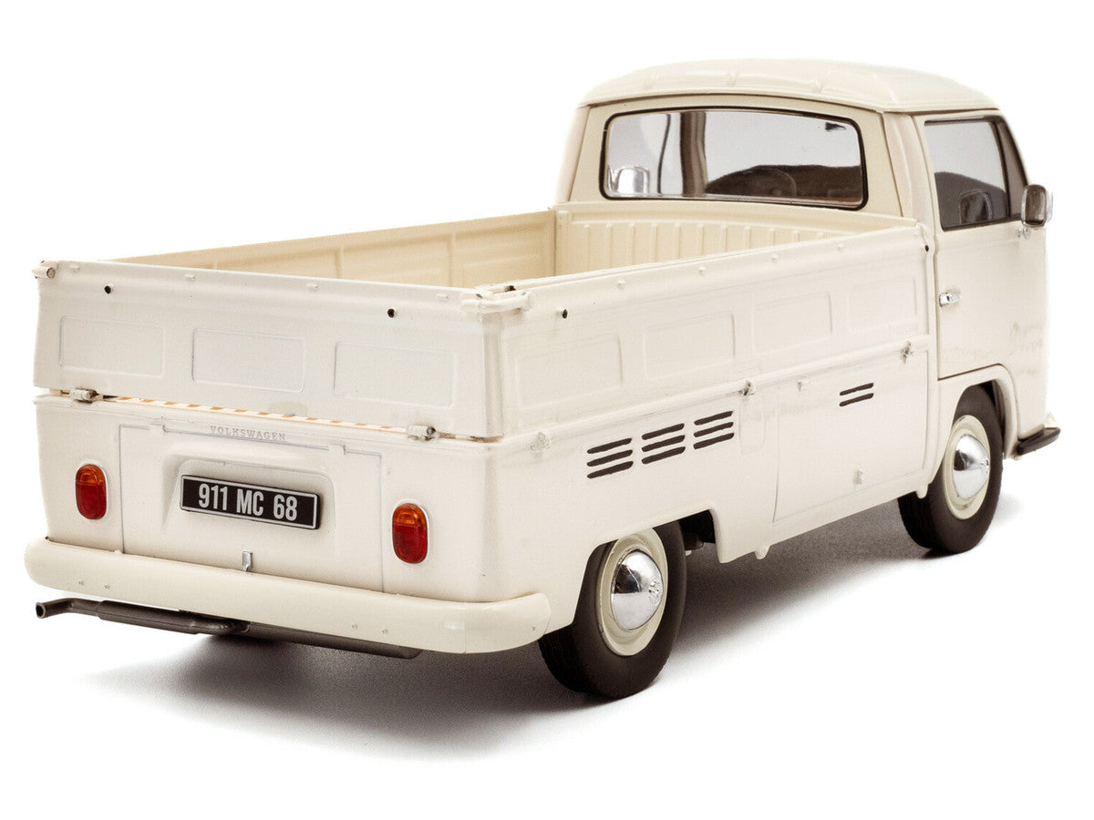 1968 Volkswagen T2 Pickup Truck Beige 1/18 Diecast Model Car by Solido-1