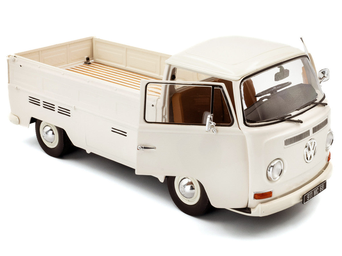 1968 Volkswagen T2 Pickup Truck Beige 1/18 Diecast Model Car by Solido-2