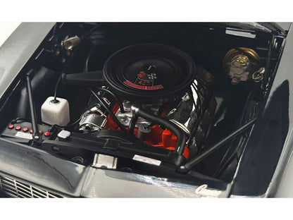 1969 Chevrolet COPO Camaro Tuxedo Black with Yellow Interior Limited Edition to 402 pieces Worldwide 1/18 Diecast Model Car by ACME-1