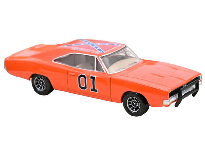 1969 Dodge Charger #01 "General Lee" Orange 1/43 Diecast Model Car by Norev-1
