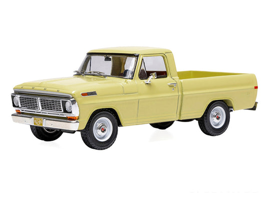 1970 Ford F-100 Pickup Truck Yellow 1/43 Diecast Model by IXO Models-0