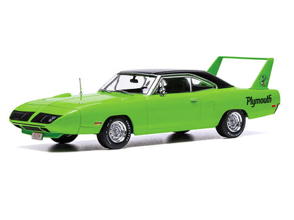 1970 Plymouth Road Runner Superbird Green with Black Vinyl Top 1/43 Diecast Model by IXO Models-1