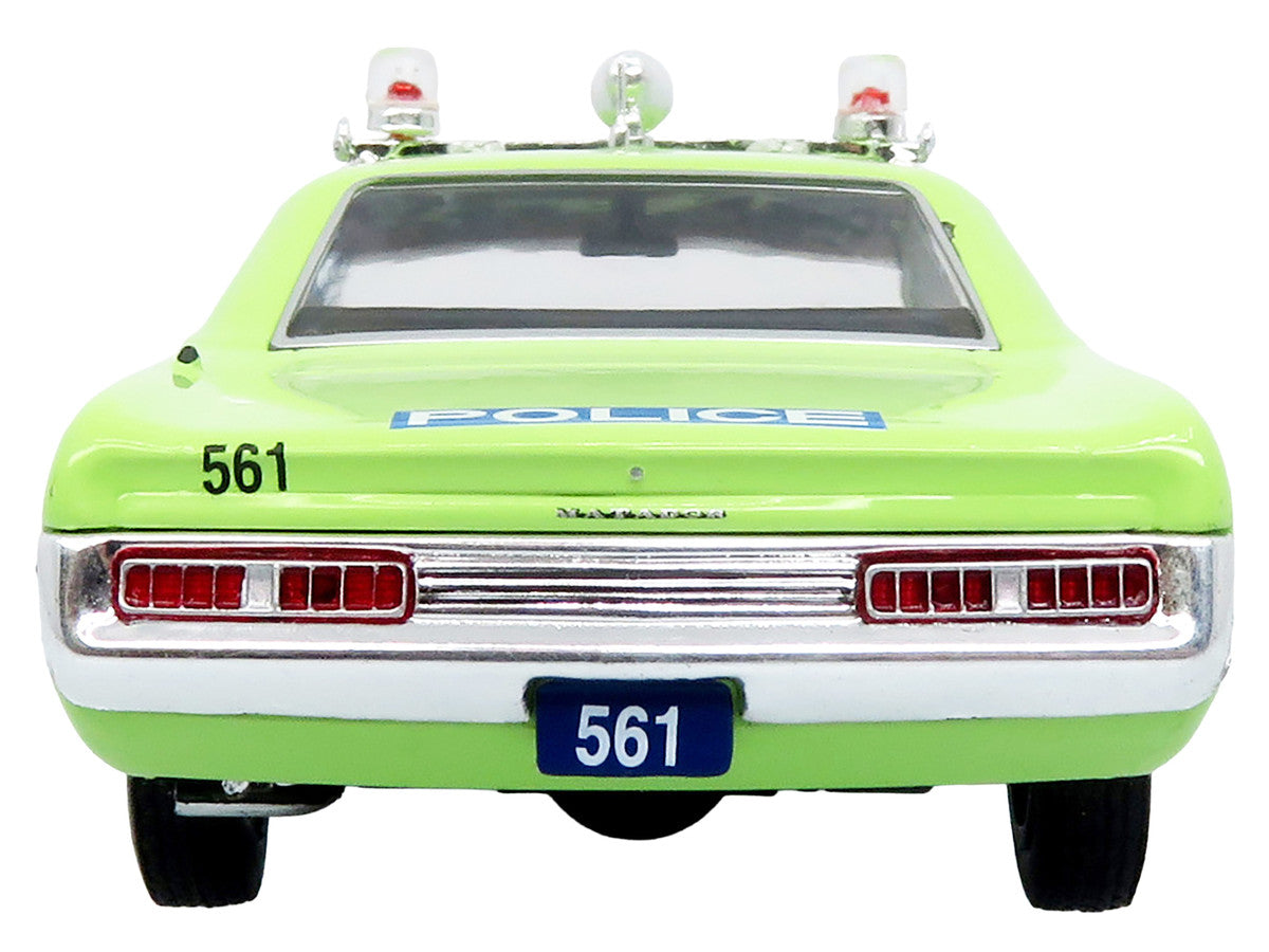 1972 AMC Matador Police Car "Cleveland Police Department" Light Green 1/43 Diecast Model by Iconic Replicas-3