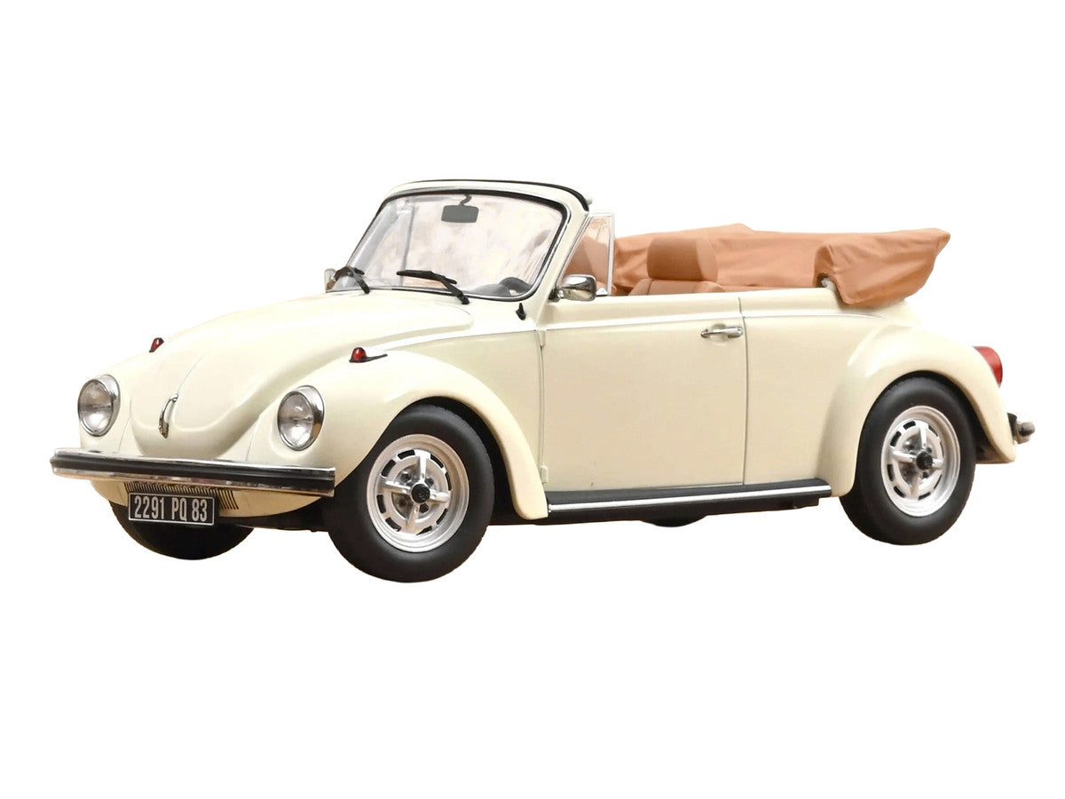 1972 Volkswagen 1303 Beetle Cabriolet Cream White 1/18 Diecast Model Car by Norev-1