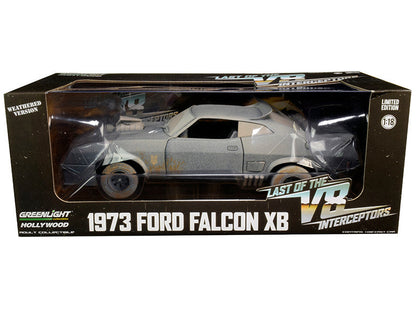 1973 Ford Falcon XB RHD (Right Hand Drive) (Weathered Version) "Last of the V8 Interceptors" (1979) Movie 1/18 Diecast Model Car by Greenlight-0