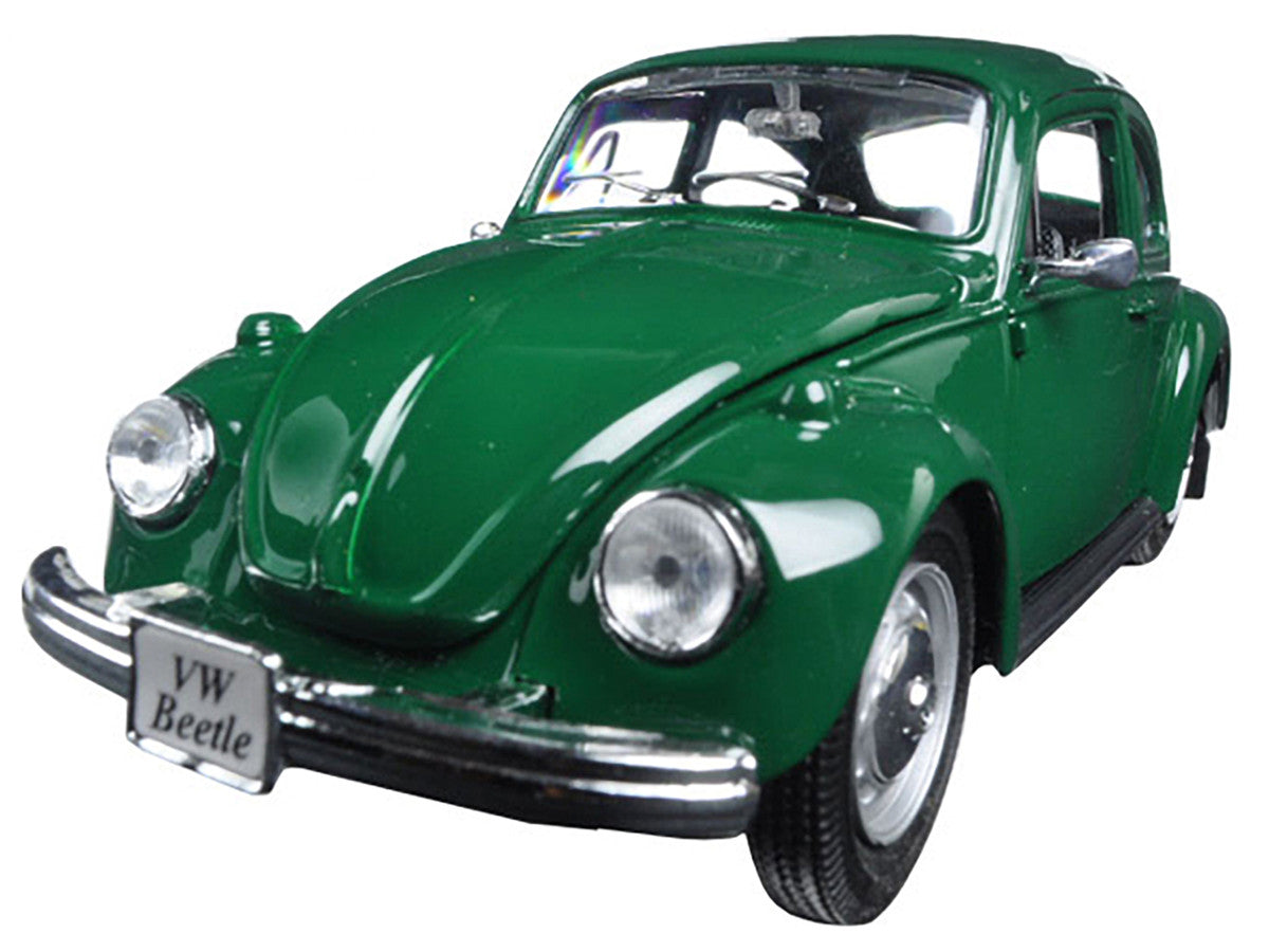 1973 Volkswagen Beetle Green 1/24 Diecast Model Car by Maisto-1