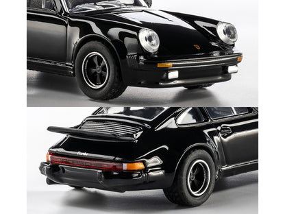 1975 Porsche 930 Turbo Black "Collection" Series 1/64 Diecast Model Car by Majorette-3