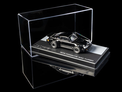 1975 Porsche 930 Turbo Black "Collection" Series 1/64 Diecast Model Car by Majorette-1
