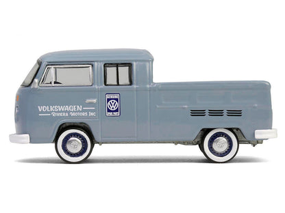 1978 Volkswagen Type 2 Double Cab Pickup Truck "Volkswagen Service" Gray "Club Vee-Dub" Series 20 1/64 Diecast Model Car by Greenlight-0