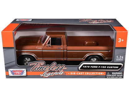 1979 Ford F-150 Pickup Truck Brown 1/24 Diecast Model Car by Motormax-2